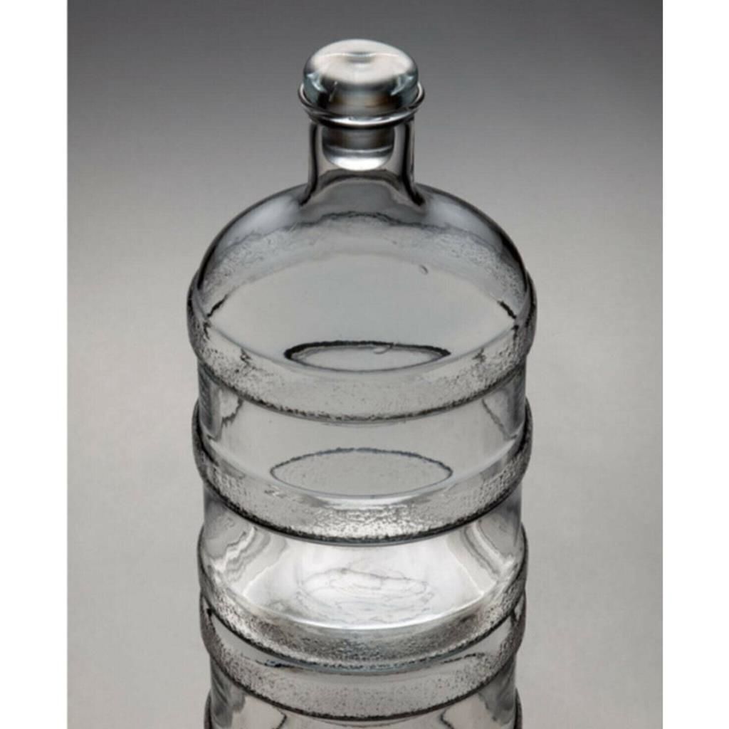 1.9 Litre Pratik Dekoratif Cam Damacana Görünümlü Kapaklı Su Şişesi