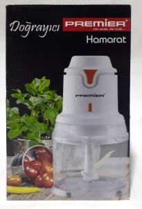 0.5LT Hazneli 25x12,5x12,5cm Ebatta Premier Hamarat Doğrayıcı   Kaliteli Plastikten Üretilmiştir