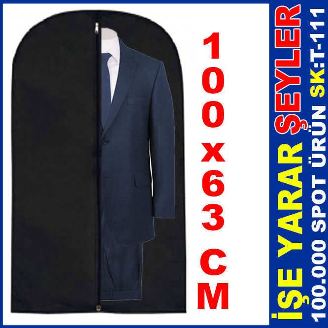 100x63c TOZ TUTMAZ FERMUARLI TAKIM ELBİSE KILIFI