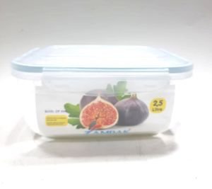 SİLİKON CONTALI SIZDIRMAZ SAKLAMA KABI 2,5 LİTRE