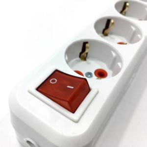 4'lü Işıklı Açma Kapama Anahtarlı Grup Priz Kablosuz Klemens