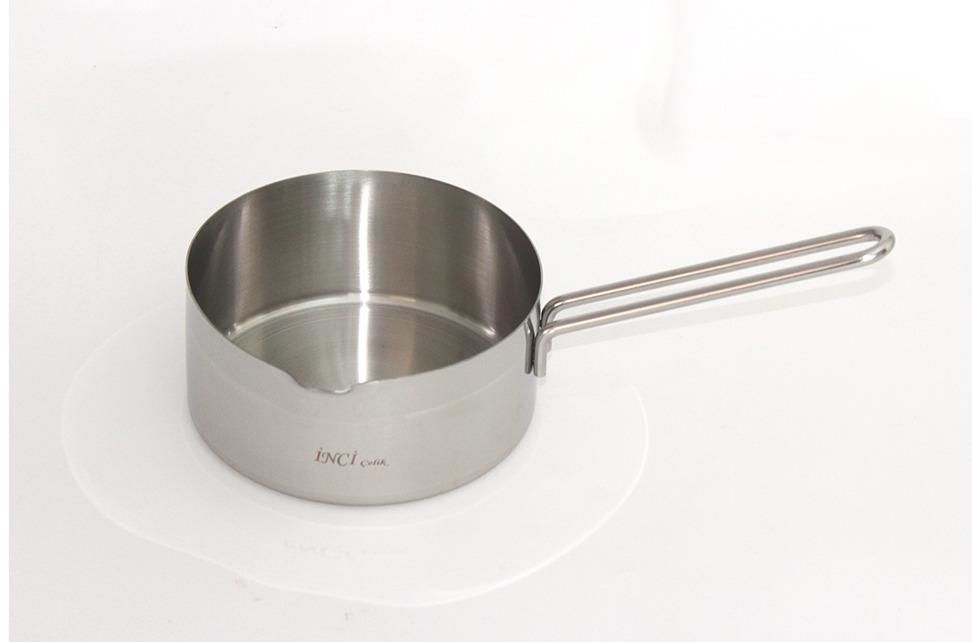 14 cm Kaçerola Derin Sütlük 304 kalite Paslanmaz Çelik Ömür Boyu Garantili 18/10  CR Nİ