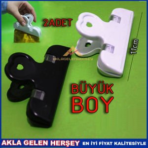 2 ADET HAVA SIZDIRMAZ POŞET KAPATMA KLİPSİ 