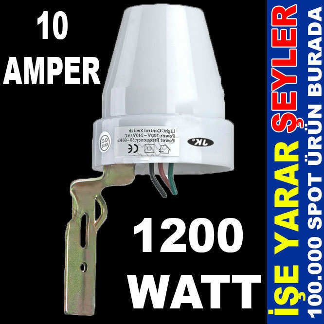 220V 10 AMPER FOTOSEL OTOMATİK IŞIK SENSÖRÜ