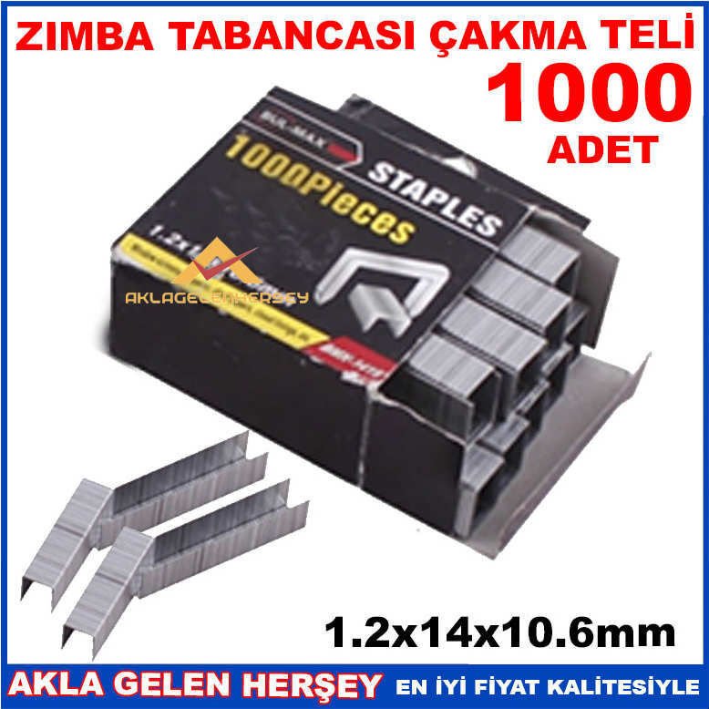 MOBİLYA ZIMBA TABANCASI ÇAKMA TELİ 1.2x14x10.6mm