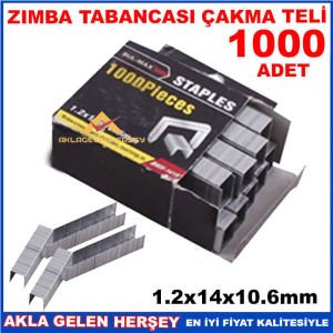 MOBİLYA ZIMBA TABANCASI ÇAKMA TELİ 1.2x14x10.6mm