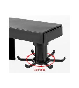 360°Dönen Multi Fonksiyonel Duvara Yapışan 6 Kancalı Kepçe Askısı