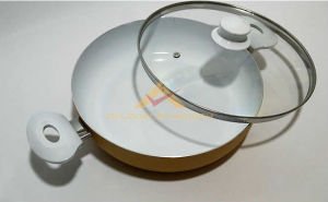 CAM KAPAKLI SERAMİK BASIK KARNIYARIK TENCERESİ