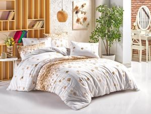 Gelincik Desen 4 Parça Çift Kişilik Baskılı Pike Takımı Ultra Lüks Pamuklu umaş USA İhrac Ürünü