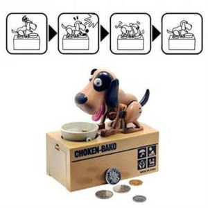 Para Yiyen Köpek Kumbara Choken Bako Oyuncak Bozuk Para Kasa Kumbara Pilli Eğitici Oyuncak Para Kasa