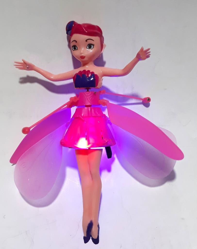 18cm Uzunluğunda Sağlam Plastikten Üretim Kanatlı Elde Uçan Peri Sağlığa Zararsız Maddeden Üretim