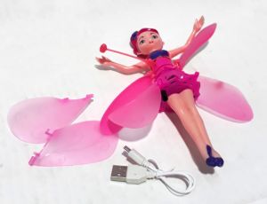 18cm Uzunluğunda Sağlam Plastikten Üretim Kanatlı Elde Uçan Peri Sağlığa Zararsız Maddeden Üretim