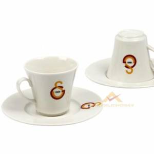 Galatasaray Desenli 2'li Kahve Fincan Takımı