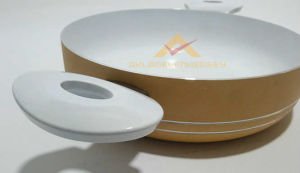 CAM KAPAKLI BASIK SERAMİK KARNIYARIK TENCERESİ