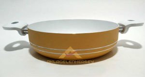 CAM KAPAKLI BASIK SERAMİK KARNIYARIK TENCERESİ