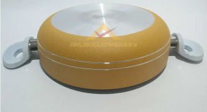 CAM KAPAKLI BASIK SERAMİK KARNIYARIK TENCERESİ