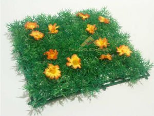 12x12 ÖLÇÜLÜ ÇİCEKLİ EKLENEBİLİR YAPAY ÇİM KARO