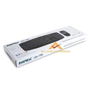EVEREST USB KABLOLU Q KLAVYE-MOUSE SETİ UN-796