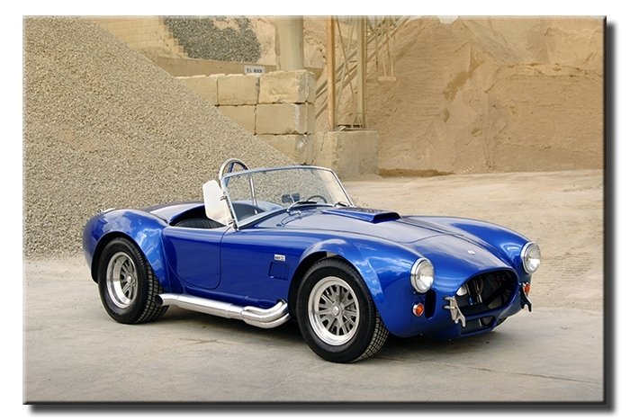 ŞİRİN SHELBY COBRA 6 değişen ölçü ORİJİNAL KANVAS TABLO