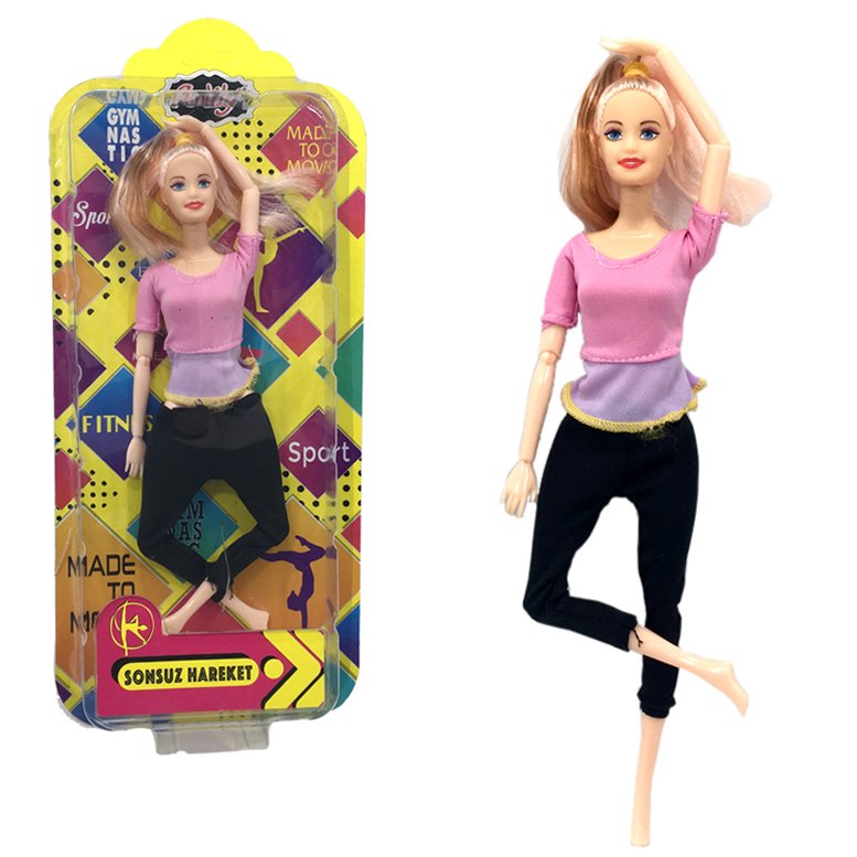 Eklem Yerleri Hareketli Fitness Yoga Oyuncak Bebek Sonsuz Hareket