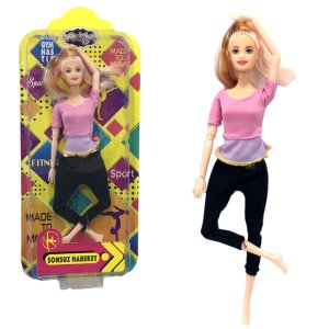 Eklem Yerleri Hareketli Fitness Yoga Oyuncak Bebek Sonsuz Hareket