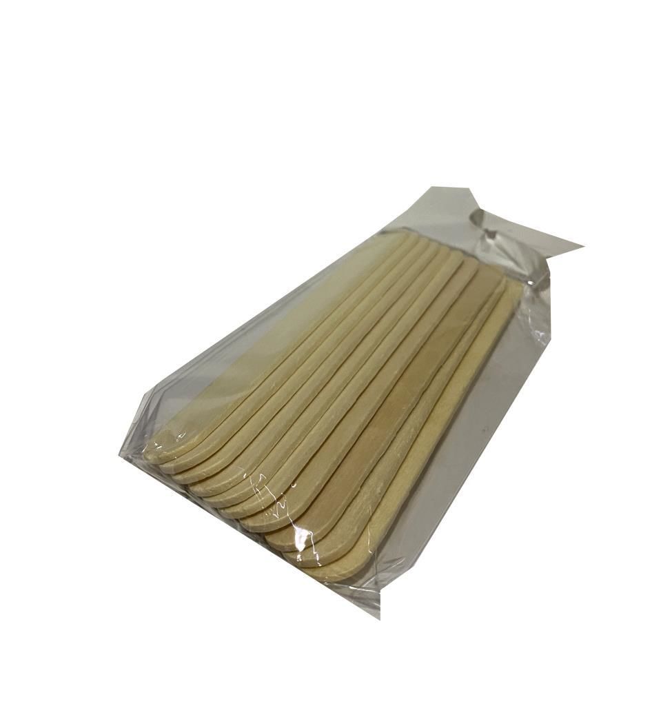 10 Adet Abeslang Ahşap Ağda Spatula - Tahta Dil Basacağı 14 cm