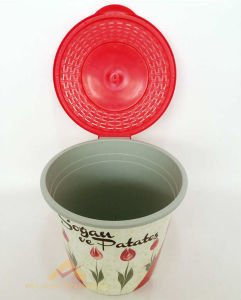 DESENLİ RENKLİ PLASTİK LÜX PATATES SOĞAN KOVASI -1