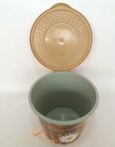 DESENLİ RENKLİ PLASTİK LÜX PATATES SOĞAN KOVASI -1