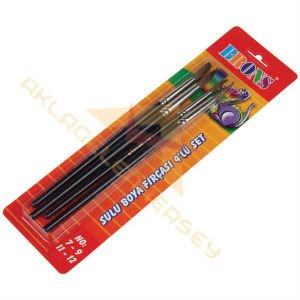 PROFESYONEL 4'LÜ SET SULU BOYA RESİM FIRÇASI KD-3