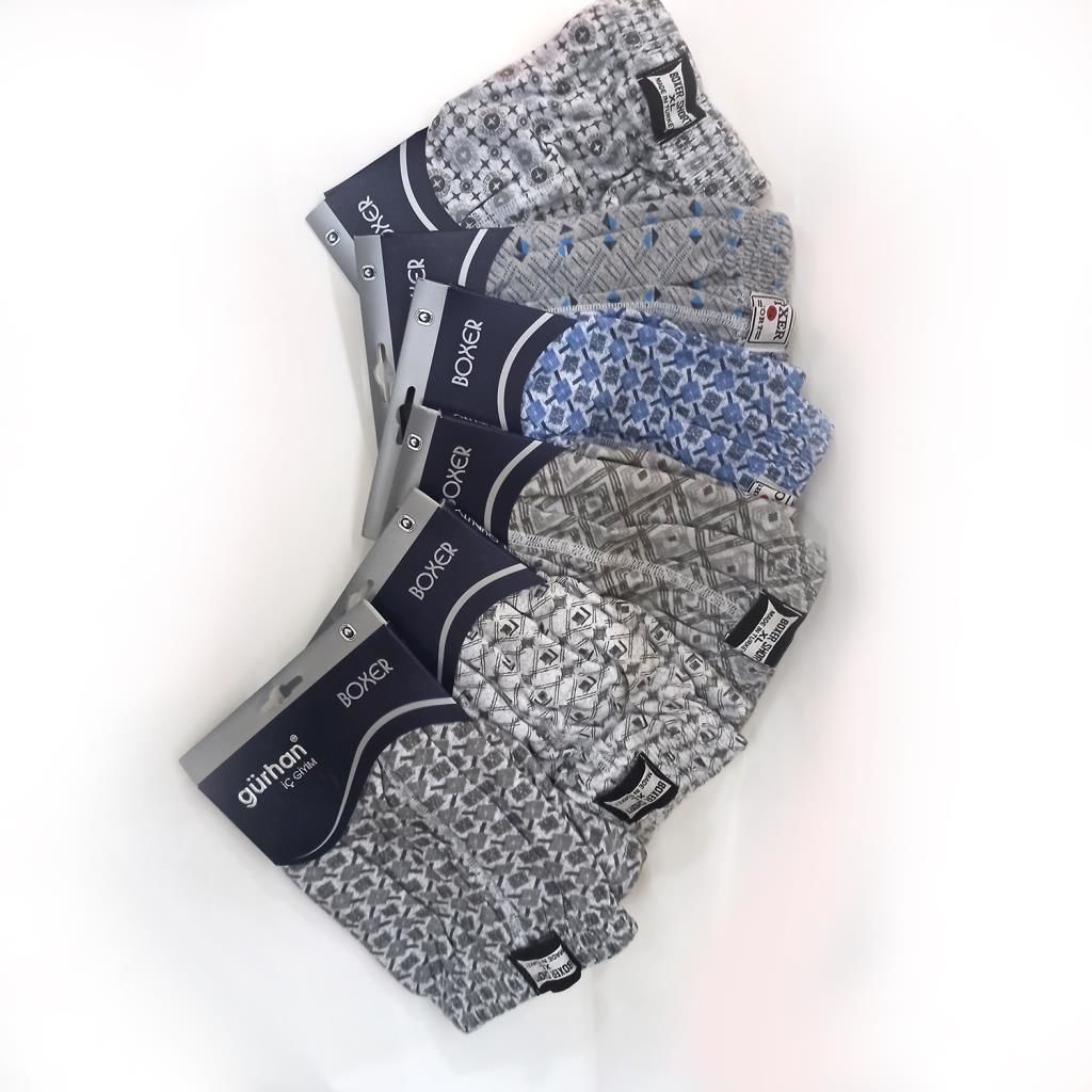GÜRHAN KALİTELİ PRATİK KONFORLU KULLANIŞLI DESENLİ BOXER GÜRSU PENYE