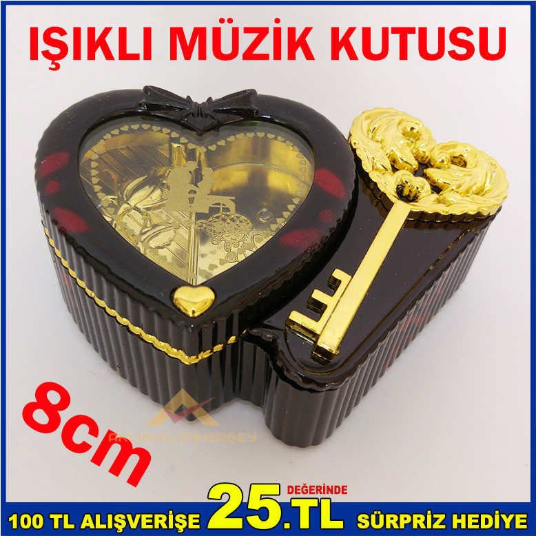 IŞIKLI ve MÜZİKLİ GİZLİ BÖLMELİ MÜZİK KUTUSU