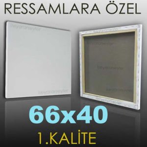 RESSAMLARA ÖZEL BOŞ RESİM TUVALİ HAZIRTUAL 66x40