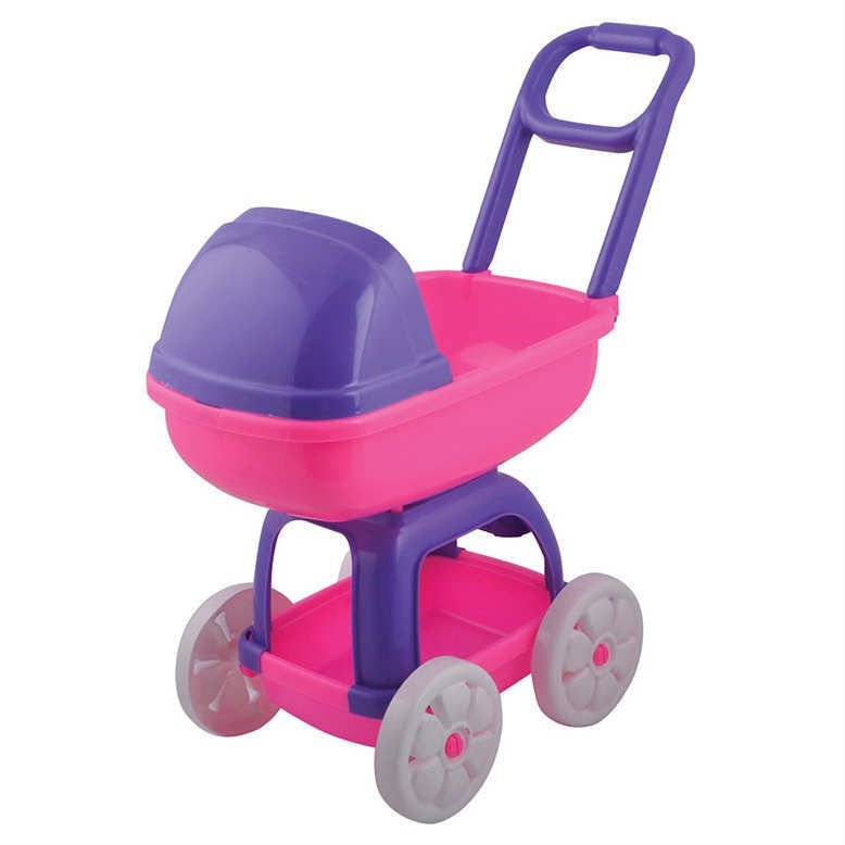 Tombul Küçük Oyuncak Puset (yataklı) 42 cm - Kız Oyuncak Setleri