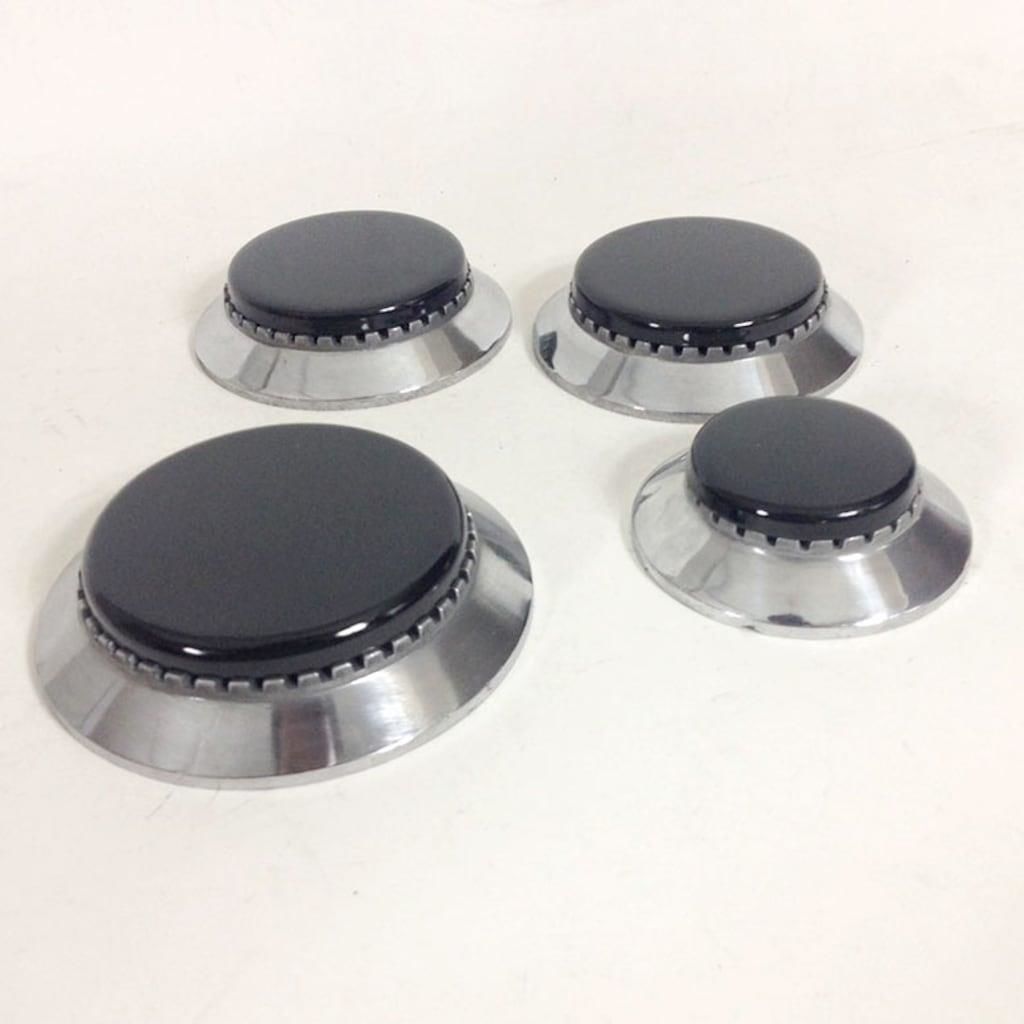 4 Gözlü Tüplü+Doğalgazlı Ocaklar İçin Emaye Kapaklı Bek Takımı