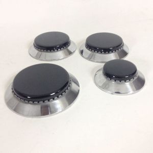 4 Gözlü Tüplü+Doğalgazlı Ocaklar İçin Emaye Kapaklı Bek Takımı