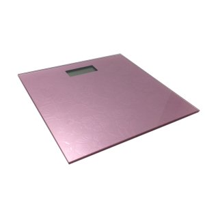 LCD Ekranlı Desenli Cam Yüzeyli Dijital Baskül Banyo Tartısı TF-1053 Yüksek Hassasiyetli