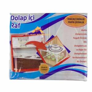 Gerok Pratik Kullanım Dolap İçi Raf Düzenleyici