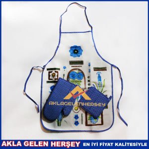 MUTFAK ÖNLÜĞÜ, FIRIN ELDİVENİ, TUTACAK 3lü SET