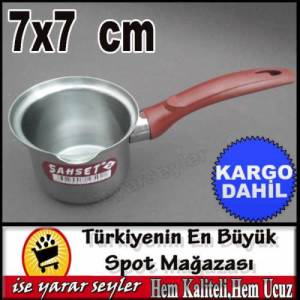 2 Numara 2-3 Kişilik İzole Saplı Çelik Cezve