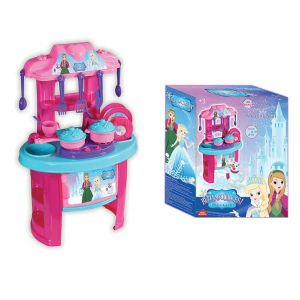 Buzlar Ülkesi Mutfak Seti Oyuncağı 26 Parça - Kız Oyun Setleri - Kaliteli ve Dayanıklı 70*45*28 cm