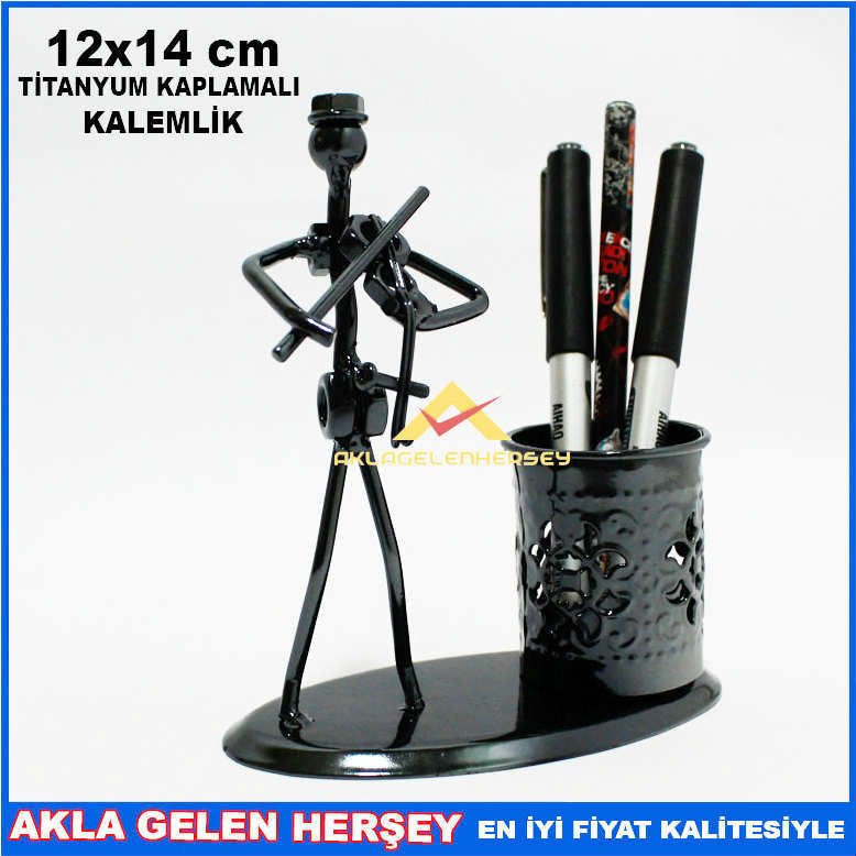 METAL TİTANYUM KAPLAMA KEMAN ÇALAN ADAM BİBLO