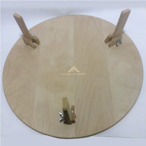 60cm Çapında Ahşap Yer Sofrası Katlanabilir Ayaklı Dayanıklı Yufka Açma Tahtası 18cm Yükseklik