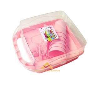 Goldex 32 Parça Plastik Çantalı Piknik Seti