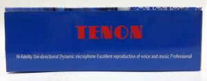 Tenon 6.35mm Jack Erkek Girişli Profesyonel El Mikrofonu  TE178BL