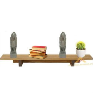 2'Li Set Porselen Kitap Dayama Standı Antik Mısır Dönemi Aslan Başlı Tanrıça Heykeli 23x9cm