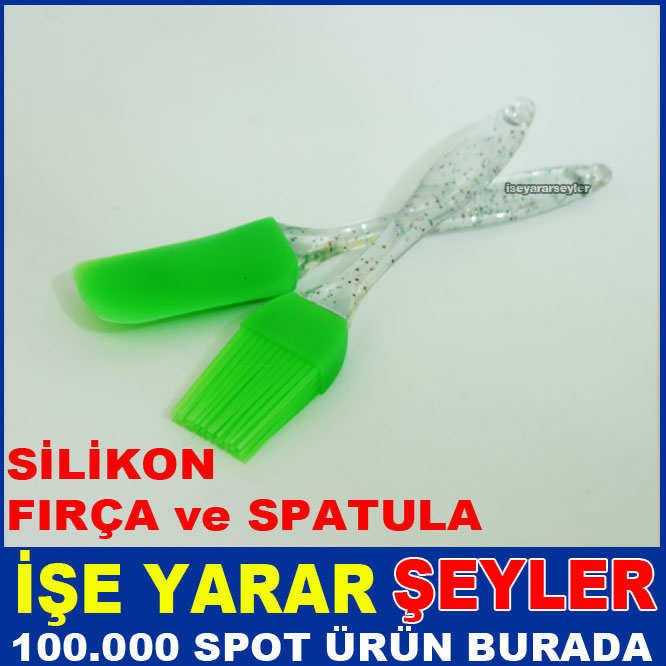 PASTA KREMALARI İÇİN SİLİKON FIRÇA ve SPATULA