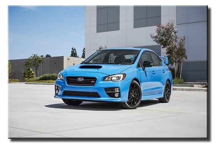 SUBARU WRX STI 6 değişen ölçü ORİJİNAL KANVAS TABLO