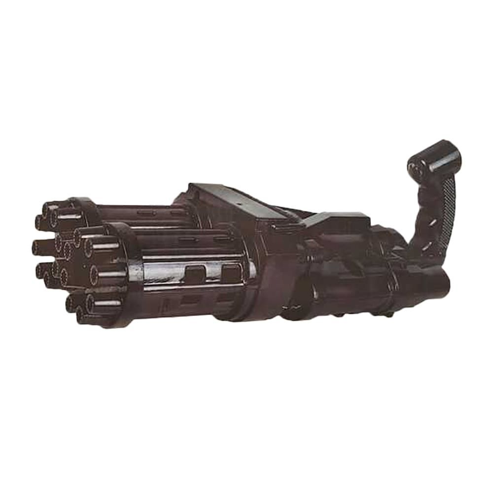 2 Başlı Pilli Mini Gun Baloncuk Köpük Tabancası