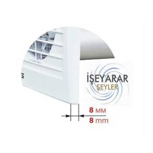 Mutfak Penceresi Havalandırma Motoru 120mm Duvar Pencere Wc-Banyo-Büro Havalandırıcı Aspiratör Fanı