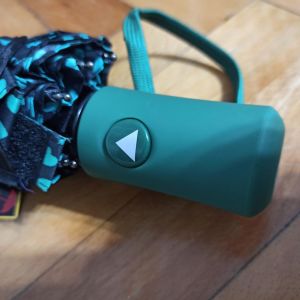 8 Telli, Tam Otomatik Mekanizmalı Bayan Şemsiye Desenli, Kapalı Uzunluğu 30 Cm, Çap 95 Cm